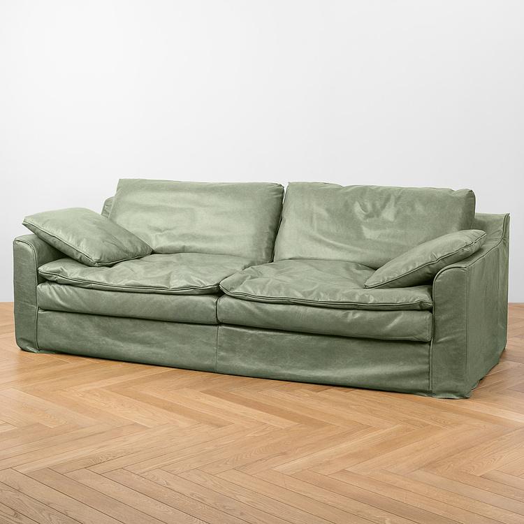 Трёхместный кожаный диван Луизиана Louisiana 3 Seater Leather RM