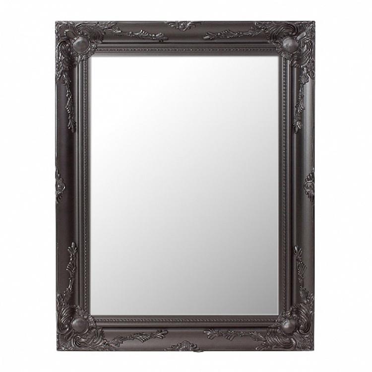 Classic Ornate Wall Mirror Black