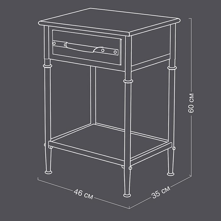 Прикроватный столик Lupin Bedside Table - ракурс 10