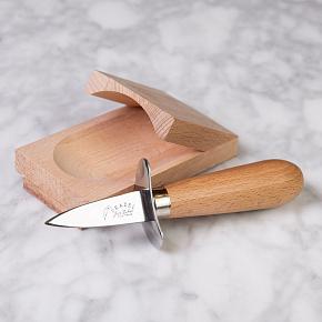 Set Of 2 Oyster Holder And Oyster Knife