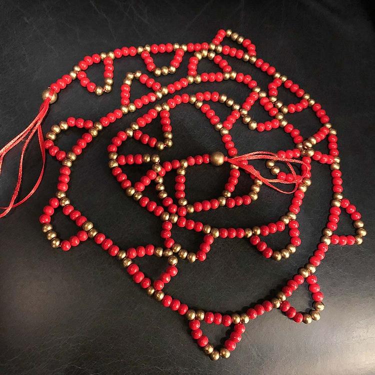 Ёлочное украшение Деревянные бусы Wooden Beads 170&nbsp;cm