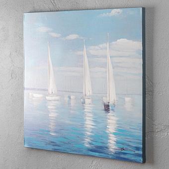 Canvas Acrylic Painting At Sea