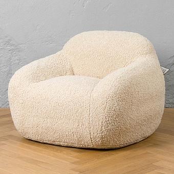 Кресло Snuggy Chair искусственный мех Shearling Natural