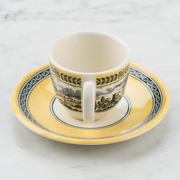 Кофейная пара Безмятежный Halcyon Coffee Cup And Saucer