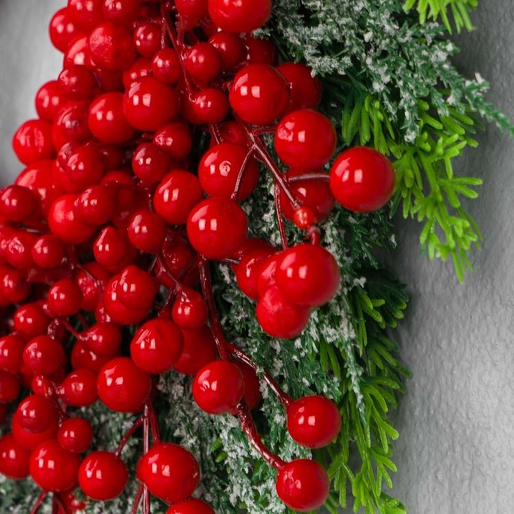 Новогодний венок с ягодами Wreath With Berries 38 cm