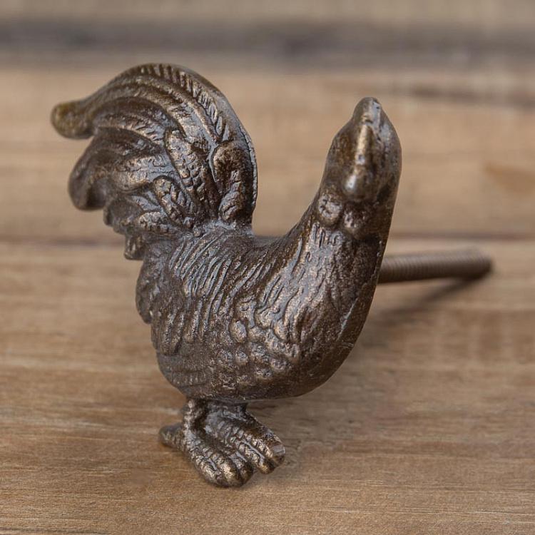 Мебельная ручка Петух Rooster Knob