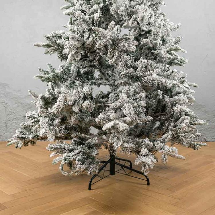 Искусственная заснеженная новогодняя ёлка с led-гирляндой, 213 см Snow-Covered Spruce With 460 LED Bulbs 213 cm