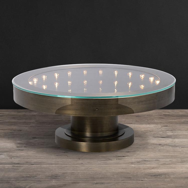 Журнальный стол с подсветкой Инсепшн Inception Round Coffee Table