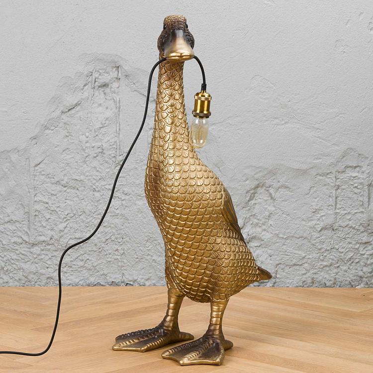 Напольная лампа Золотая утка Floor Lamp Golden Duck