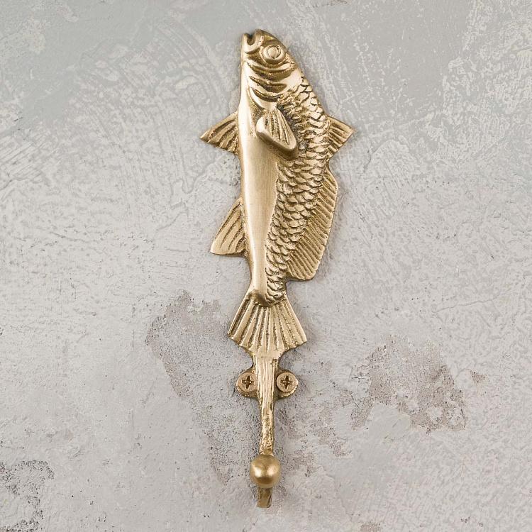 Крючок Рыба латунного цвета Metal Fish Laiton Hook