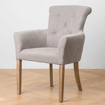 Кресло Caroline Armchair полиэстер Linen Stone