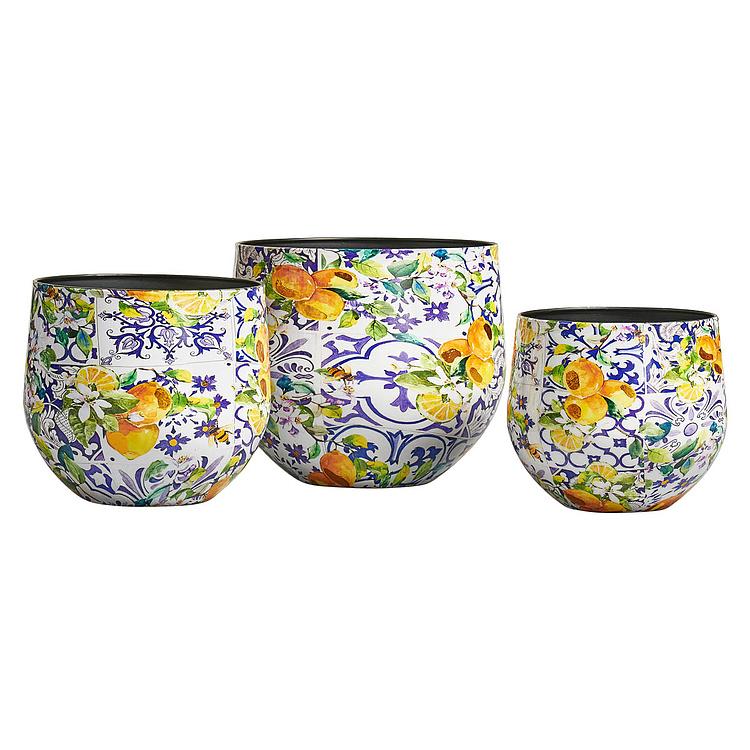Кашпо Effectory Savage Garden Bowl Pot Capri Large - ракурс 2