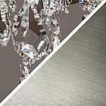 стекло и металл Clear Crystal And Natural Iron