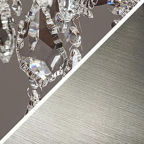 стекло и металл Clear Crystal And Natural Iron