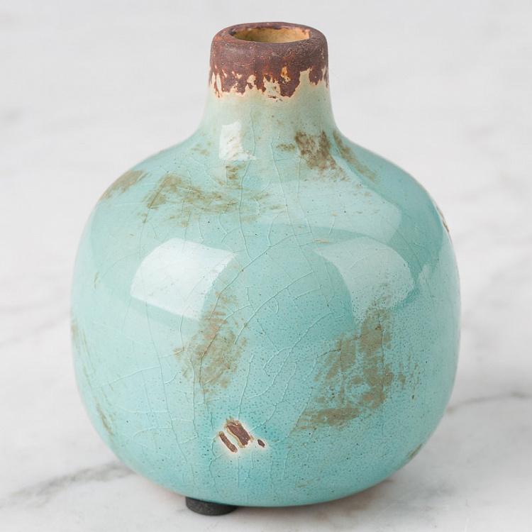 Ceramic Vase Turquoise Mini