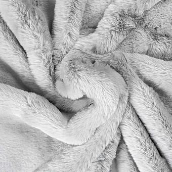 Плед Alaska Throw Large искусственный мех Big Bear Grey - ракурс 3