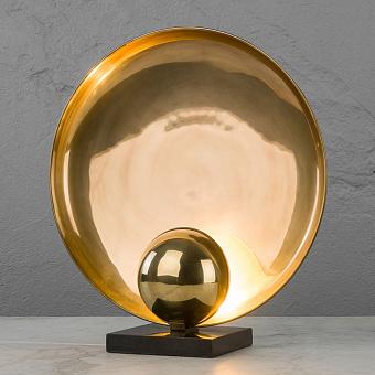 Настольная лампа Sunrise Table Lamp металл Vintage Brass Finish