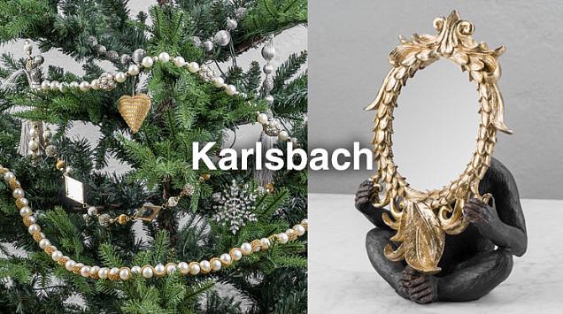 Элегантная красота в новинках новогоднего и домашнего декора от Karlsbach 