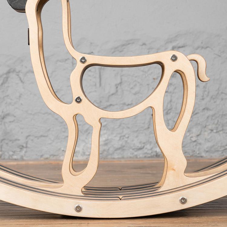 Светлая детская качалка Альпака Alpaca Rocking Chair Light Oil