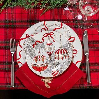 Тарелка New Year Balls Dessert Plate