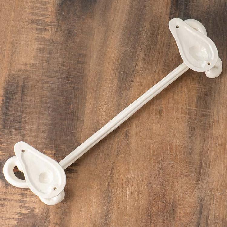 Держатель для полотенец цвета слоновой кости Towel Bar Aluminium Ivory