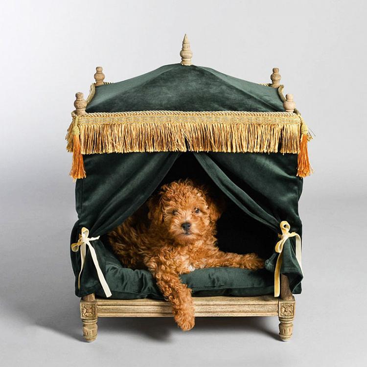 Зелёная кровать для собак/кошек Эдвард Edward Pet Palace, Royal Green