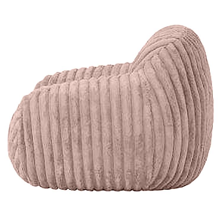 Кресло Baby Snug Chair искусственный мех Big Bear Pink - ракурс 3