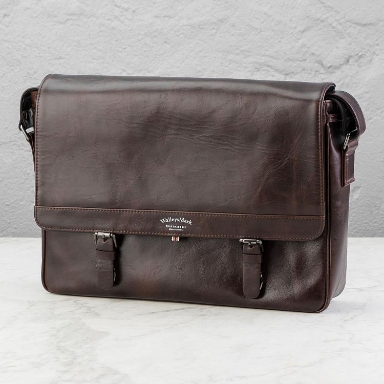 Кожаная мужская сумка Сечел Satchel Messenger Bag