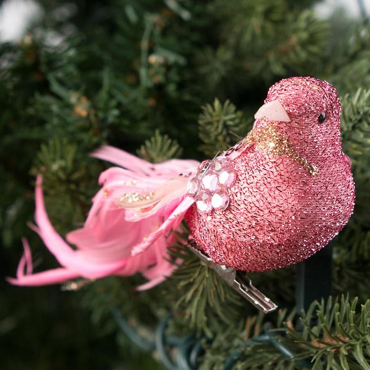 Рождественские птицы и елки Бесшовный дизайн векторных узоров