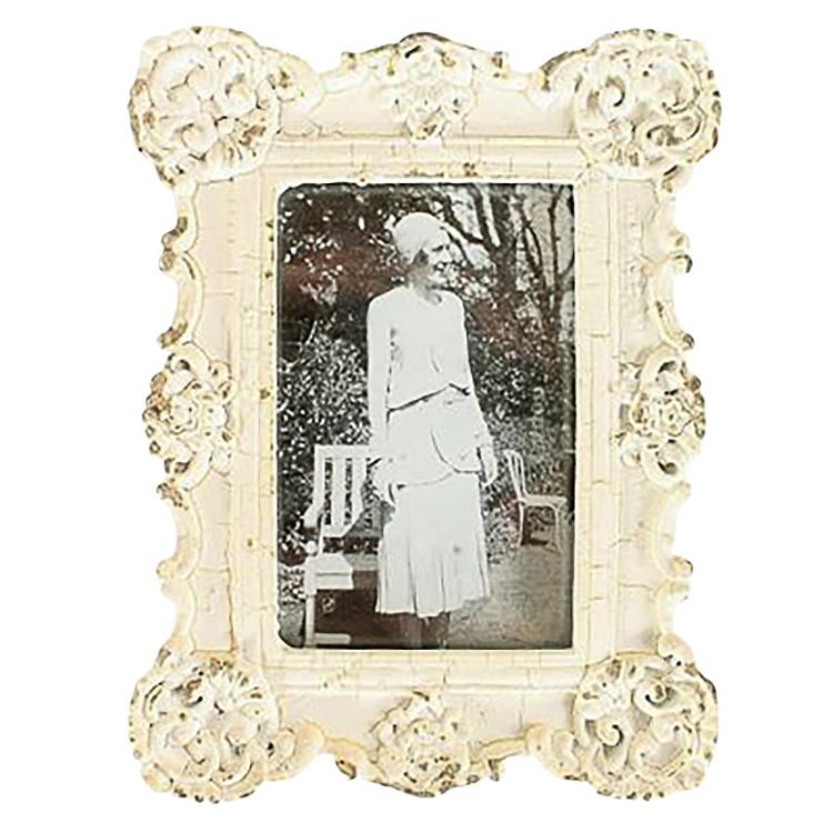 Рамка для фото с Резным узором на магнитах Carved Pattern Photo Frame With Magnet White