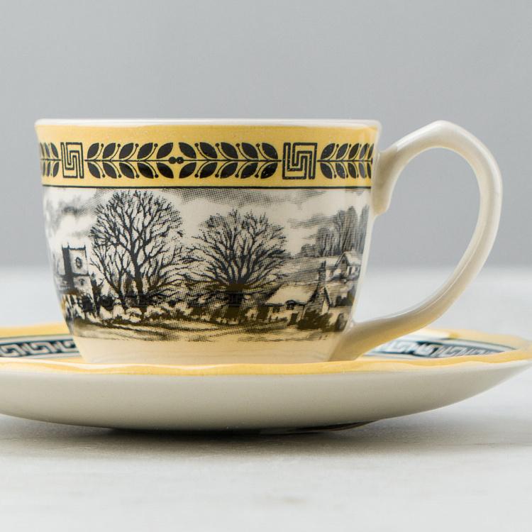 Кофейная пара Безмятежный Halcyon Coffee Cup And Saucer