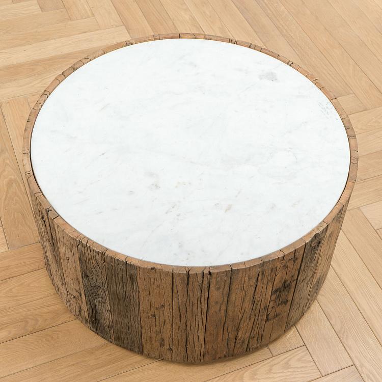 Журнальный столик с мраморной столешницей Саванна Savana Marble Coffee Table