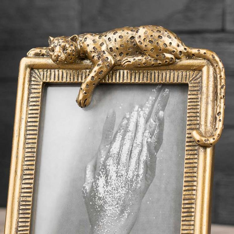 Рамка для фото Золотая пантера Picture Frame With Golden Panther