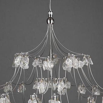 Люстра Classic Volt Chandelier хрусталь и металл Clear Crystal and Natural Metal