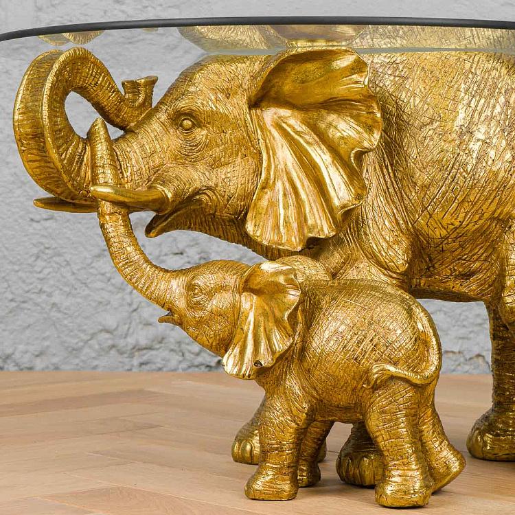 Журнальный стол Слоны Side Table Elephants