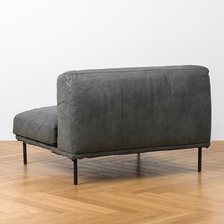 Угловой модульный кожаный диван Студио Studio Group Leather