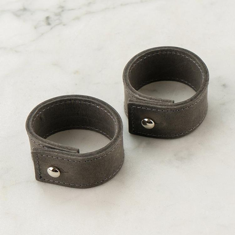 Набор из двух колец для салфеток Смоки Set Of 2 Napkin Rings Smoky