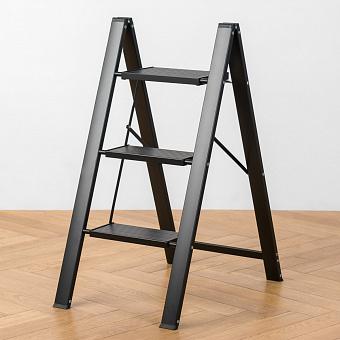 Стремянка Leonardo Stepladder 3 Steps Black