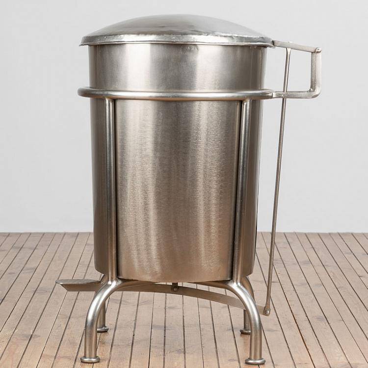 Металлическая корзина для мусора Metal Dustbin On Stand