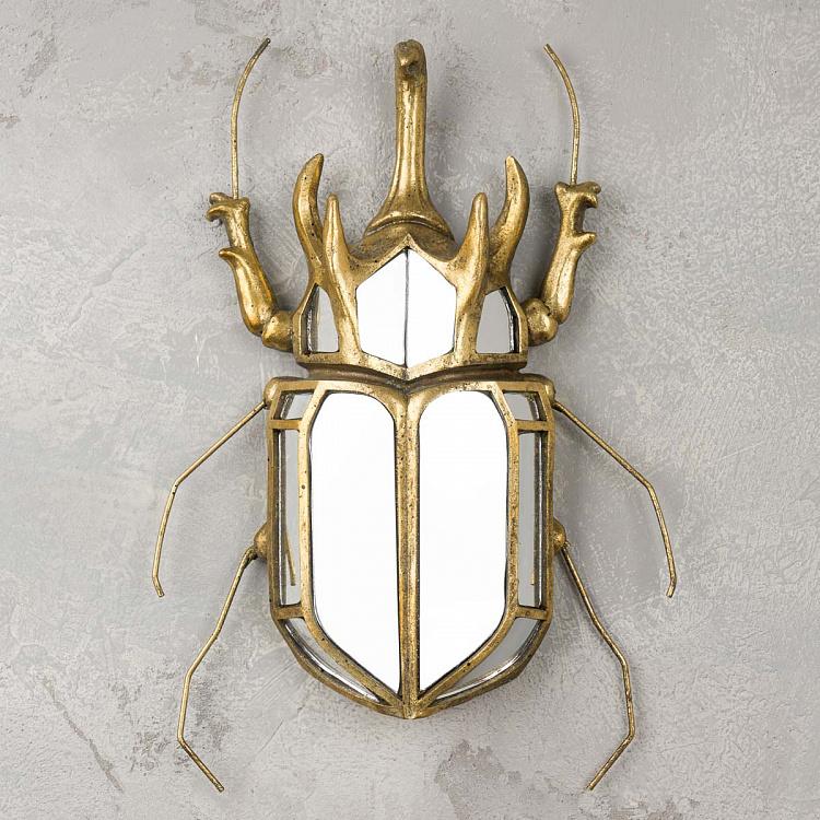 Настенное украшение с зеркалами Жук-носорог Rhinoceros Beetle Wall Deco With Mirrors