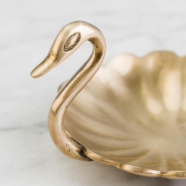 Подставка для мелочей и украшений Золотистый лебедь Golden Swan Trinket Tray