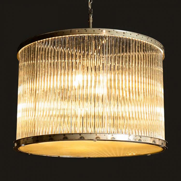 Glass deals rod chandelier