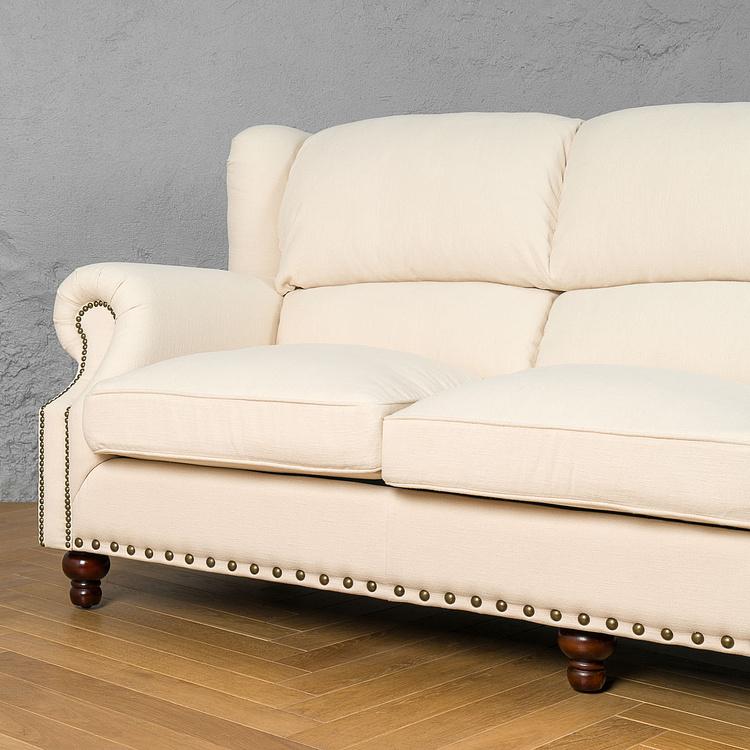 Трёхместный льняной диван Черчилль Churchill 3 Seater Linen RM