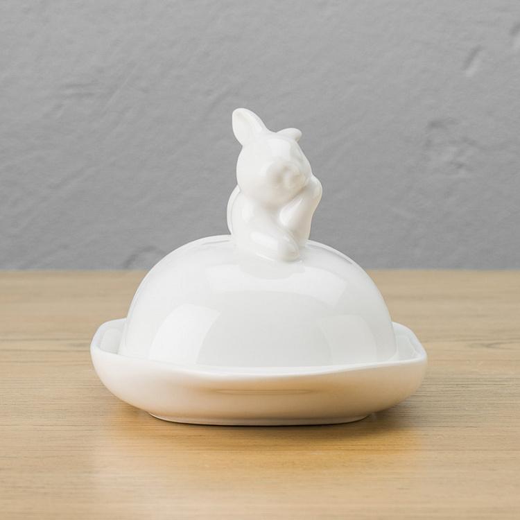 Маслёнка с кроликом Rabbit Butter Dish