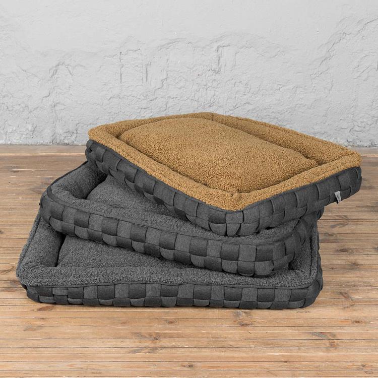 Серая лежанка для собак/кошек Квентин, L Quinten Dog Cushion Large, Grey