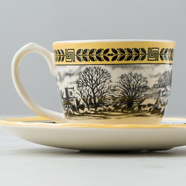 Кофейная пара Безмятежный Halcyon Coffee Cup And Saucer