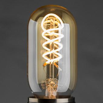 Edison Tube Gold Twist E27 5W Dim