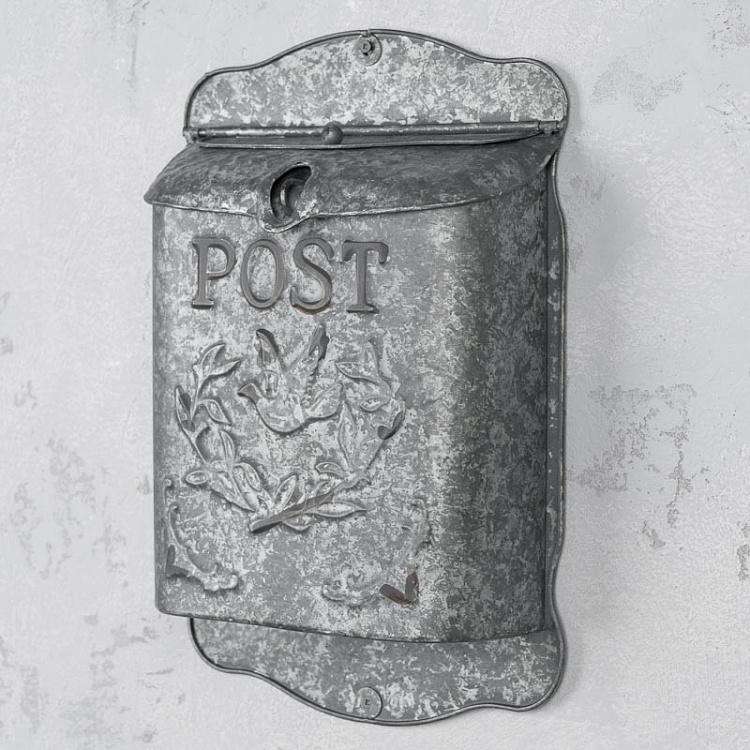 Metal Letter Box With Bird