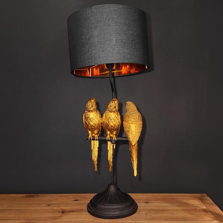 Настольная лампа Попугаи Тимми, Томми и Тэмми дисконт Table Lamp Parrots Timmy, Tommy And Tammy discount