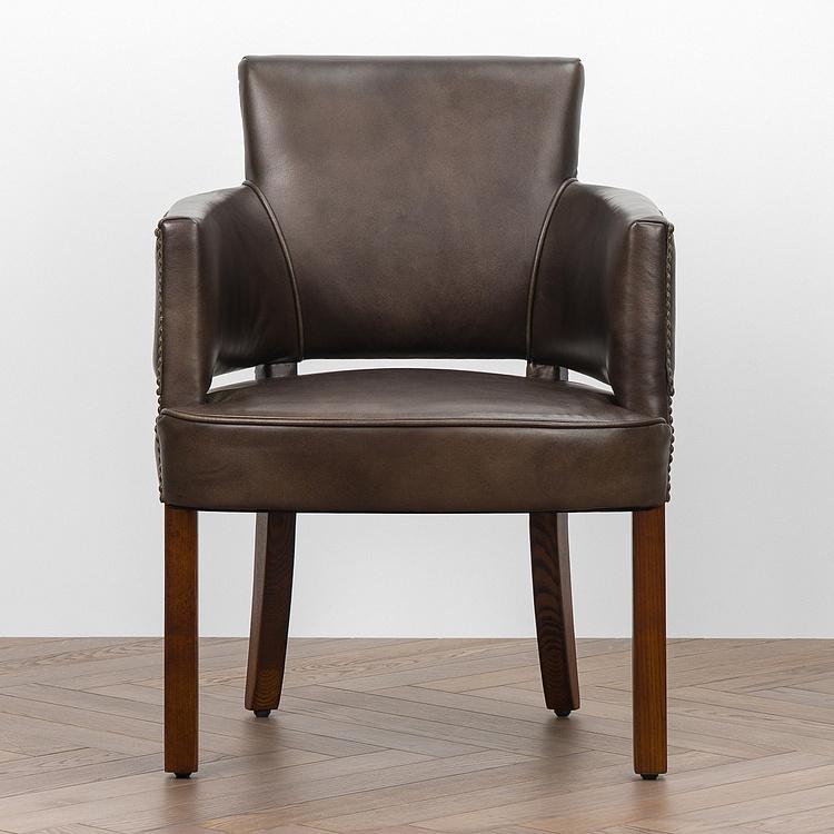Стул New York Dining Chair RM натуральная кожа Antique Master - ракурс 2
